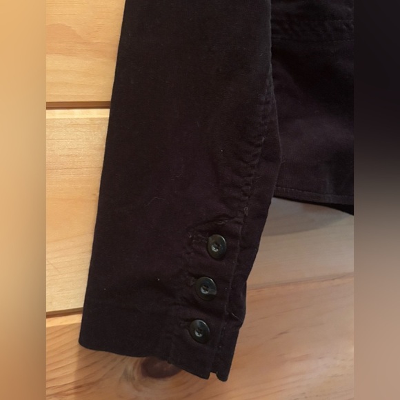 Rafaella Womens Black 3 Button Corduroy Long Sleeve Blazer Size 12 - Picture 5 of 7